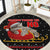 Cat Dashing Through The No Christmas Round Carpet Xmas Holiday Patterns - Wonder Print Shop