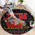Cat Dashing Through The No Christmas Round Carpet Xmas Holiday Patterns - Wonder Print Shop