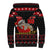 Cat Dashing Through The No Christmas Sherpa Hoodie Xmas Holiday Patterns - Wonder Print Shop