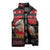 Cat Dashing Through The No Christmas Sleeveless Puffer Jacket Xmas Holiday Patterns - Wonder Print Shop