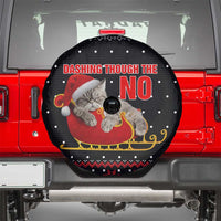 Cat Dashing Through The No Christmas Spare Tire Cover Xmas Holiday Patterns - Wonder Print Shop