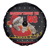 Cat Dashing Through The No Christmas Spare Tire Cover Xmas Holiday Patterns - Wonder Print Shop
