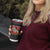 Cat Dashing Through The No Christmas Tumbler Cup Xmas Holiday Patterns - Wonder Print Shop