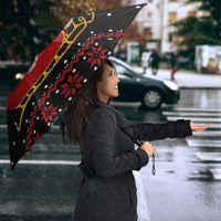 Cat Dashing Through The No Christmas Umbrella Xmas Holiday Patterns - Wonder Print Shop