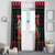 Cat Dashing Through The No Christmas Window Curtain Xmas Holiday Patterns - Wonder Print Shop