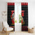 Cat Dashing Through The No Christmas Window Curtain Xmas Holiday Patterns - Wonder Print Shop