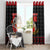 Cat Dashing Through The No Christmas Window Curtain Xmas Holiday Patterns - Wonder Print Shop