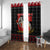Cat Dashing Through The No Christmas Window Curtain Xmas Holiday Patterns - Wonder Print Shop