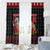 Cat Dashing Through The No Christmas Window Curtain Xmas Holiday Patterns - Wonder Print Shop