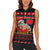 Cat Dashing Through The No Christmas Women Sleeveless Polo Shirt Xmas Holiday Patterns - Wonder Print Shop