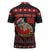 Cat Dashing Through The No Christmas Zipper Polo Shirt Xmas Holiday Patterns - Wonder Print Shop