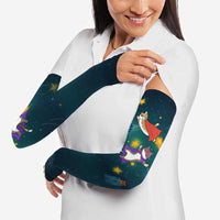 Cat Galaxy Christmas Arm Sleeves Xmas Holiday Patterns - Wonder Print Shop
