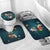 Cat Galaxy Christmas Bathroom Set Xmas Holiday Patterns - Wonder Print Shop