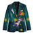 Cat Galaxy Christmas Blazer Xmas Holiday Patterns - Wonder Print Shop