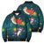 Cat Galaxy Christmas Bomber Puffer Jacket Xmas Holiday Patterns - Wonder Print Shop