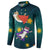 Cat Galaxy Christmas Button Sweatshirt Xmas Holiday Patterns - Wonder Print Shop