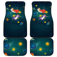 Cat Galaxy Christmas Car Mats Xmas Holiday Patterns - Wonder Print Shop