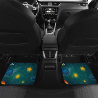 Cat Galaxy Christmas Car Mats Xmas Holiday Patterns - Wonder Print Shop