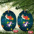 Cat Galaxy Christmas Ceramic Ornament Xmas Holiday Patterns - Wonder Print Shop