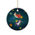 Cat Galaxy Christmas Ceramic Ornament Xmas Holiday Patterns - Wonder Print Shop