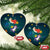 Cat Galaxy Christmas Ceramic Ornament Xmas Holiday Patterns - Wonder Print Shop