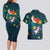 Cat Galaxy Christmas Couples Matching Long Sleeve Bodycon Dress and Hawaiian Shirt Xmas Holiday Patterns - Wonder Print Shop