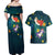 Cat Galaxy Christmas Couples Matching Off Shoulder Maxi Dress and Hawaiian Shirt Xmas Holiday Patterns - Wonder Print Shop