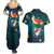 Cat Galaxy Christmas Couples Matching Summer Maxi Dress and Hawaiian Shirt Xmas Holiday Patterns - Wonder Print Shop