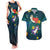 Cat Galaxy Christmas Couples Matching Tank Maxi Dress and Hawaiian Shirt Xmas Holiday Patterns - Wonder Print Shop