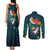 Cat Galaxy Christmas Couples Matching Tank Maxi Dress and Long Sleeve Button Shirt Xmas Holiday Patterns - Wonder Print Shop