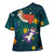 Cat Galaxy Christmas Cross Shoulder Shirt Xmas Holiday Patterns - Wonder Print Shop