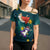 Cat Galaxy Christmas Cross Shoulder Shirt Xmas Holiday Patterns - Wonder Print Shop