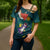 Cat Galaxy Christmas Cross Shoulder Shirt Xmas Holiday Patterns - Wonder Print Shop