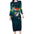 Cat Galaxy Christmas Family Matching Long Sleeve Bodycon Dress and Hawaiian Shirt Xmas Holiday Patterns - Wonder Print Shop
