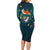 Cat Galaxy Christmas Family Matching Long Sleeve Bodycon Dress and Hawaiian Shirt Xmas Holiday Patterns - Wonder Print Shop