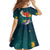 Cat Galaxy Christmas Family Matching Off The Shoulder Long Sleeve Dress and Hawaiian Shirt Xmas Holiday Patterns - Wonder Print Shop