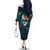 Cat Galaxy Christmas Family Matching Off The Shoulder Long Sleeve Dress and Hawaiian Shirt Xmas Holiday Patterns - Wonder Print Shop