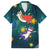 Cat Galaxy Christmas Family Matching Off Shoulder Maxi Dress and Hawaiian Shirt Xmas Holiday Patterns - Wonder Print Shop