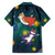 Cat Galaxy Christmas Family Matching Off Shoulder Maxi Dress and Hawaiian Shirt Xmas Holiday Patterns - Wonder Print Shop