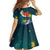 Cat Galaxy Christmas Family Matching Off Shoulder Short Dress and Hawaiian Shirt Xmas Holiday Patterns - Wonder Print Shop