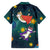Cat Galaxy Christmas Family Matching Short Sleeve Bodycon Dress and Hawaiian Shirt Xmas Holiday Patterns - Wonder Print Shop