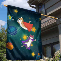 Cat Galaxy Christmas Garden Flag Xmas Holiday Patterns - Wonder Print Shop