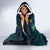 Cat Galaxy Christmas Hooded Blanket Xmas Holiday Patterns - Wonder Print Shop