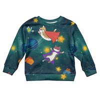 Cat Galaxy Christmas Kid Ugly Christmas Sweater Xmas Holiday Patterns - Wonder Print Shop