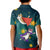 Cat Galaxy Christmas Kid Polo Shirt Xmas Holiday Patterns - Wonder Print Shop