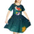 Cat Galaxy Christmas Kid Short Sleeve Dress Xmas Holiday Patterns - Wonder Print Shop