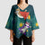 Cat Galaxy Christmas Kimono Sleeve Blouse Xmas Holiday Patterns - Wonder Print Shop