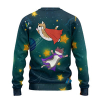 Cat Galaxy Christmas Ugly Christmas Sweater Xmas Holiday Patterns - Wonder Print Shop