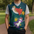 Cat Galaxy Christmas Knitted V-Neck Vest Xmas Holiday Patterns - Wonder Print Shop