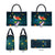 Cat Galaxy Christmas Leather Bag Xmas Holiday Patterns - Wonder Print Shop